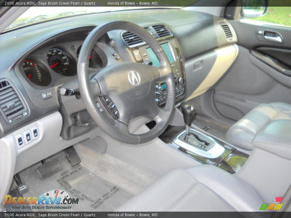 2006 Acura MDX Sage Brush Green Pearl / Quartz Photo #11