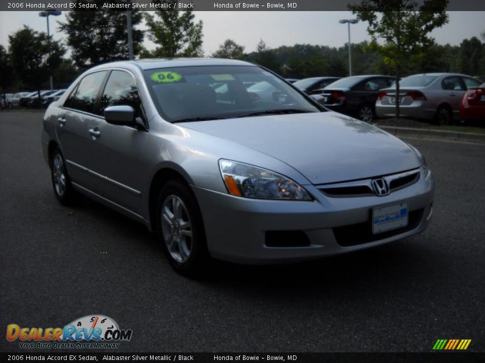 2006 Honda Accord EX Sedan Alabaster Silver Metallic / Black Photo #1