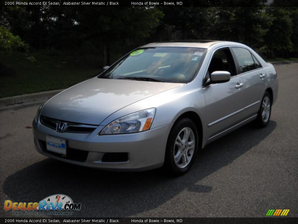 2006 Honda Accord EX Sedan Alabaster Silver Metallic / Black Photo #7