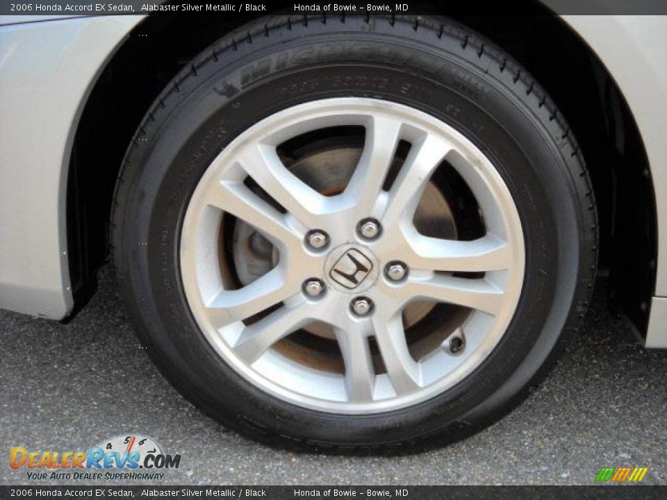 2006 Honda Accord EX Sedan Alabaster Silver Metallic / Black Photo #10