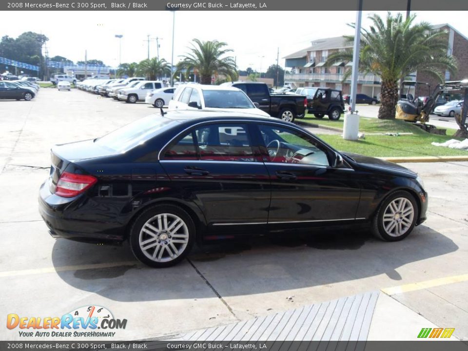 2008 Mercedes-Benz C 300 Sport Black / Black Photo #4