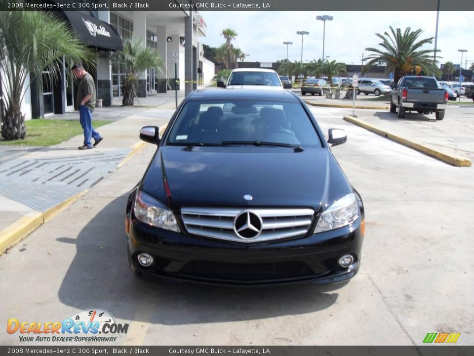 2008 Mercedes-Benz C 300 Sport Black / Black Photo #5