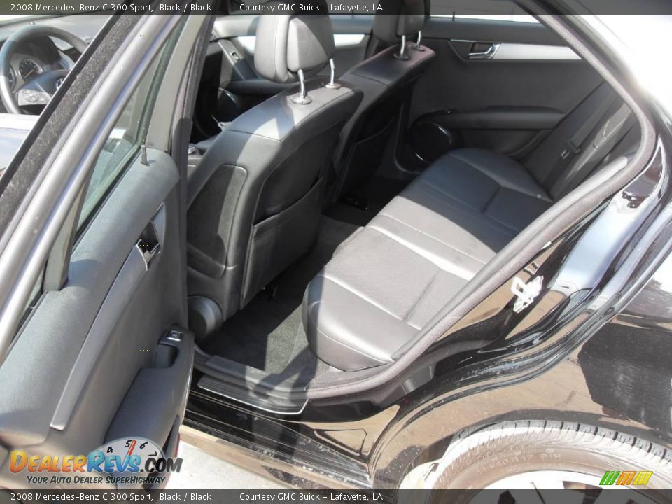 2008 Mercedes-Benz C 300 Sport Black / Black Photo #8