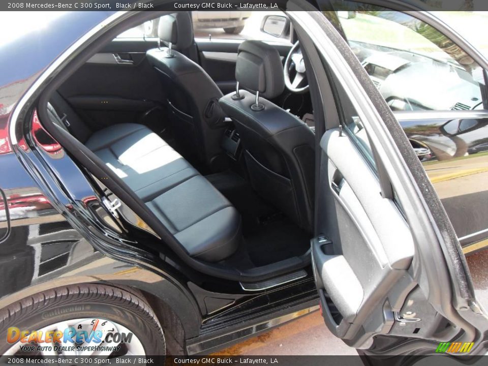 2008 Mercedes-Benz C 300 Sport Black / Black Photo #9