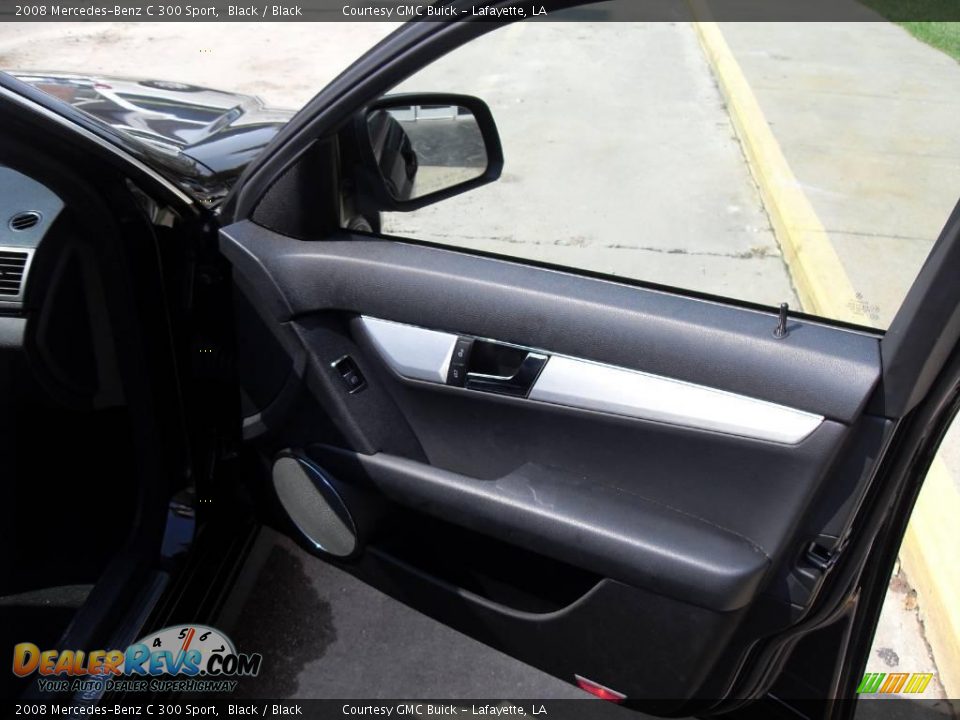 2008 Mercedes-Benz C 300 Sport Black / Black Photo #11