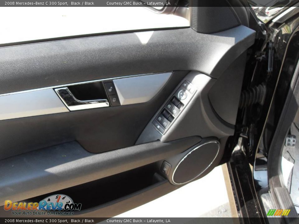 2008 Mercedes-Benz C 300 Sport Black / Black Photo #13