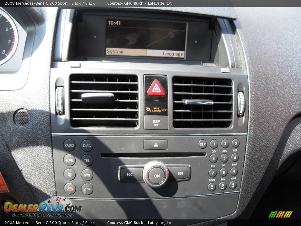 2008 Mercedes-Benz C 300 Sport Black / Black Photo #14