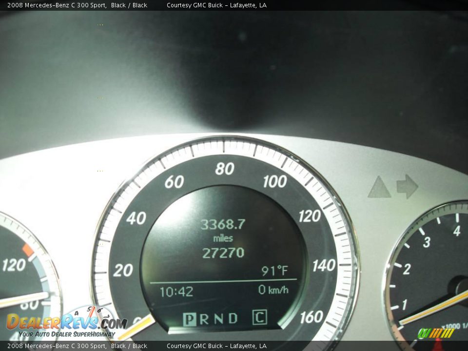 2008 Mercedes-Benz C 300 Sport Black / Black Photo #18