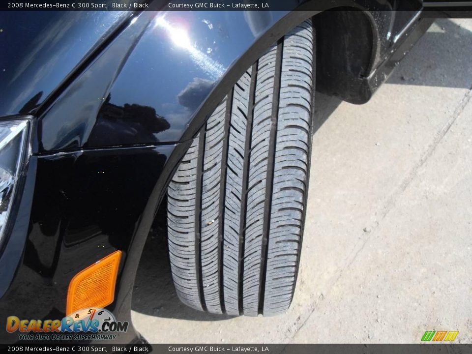 2008 Mercedes-Benz C 300 Sport Black / Black Photo #19