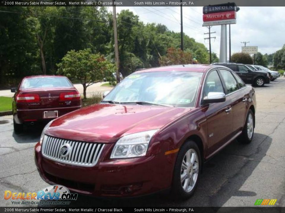 2008 Mercury Sable Premier Sedan Merlot Metallic / Charcoal Black Photo #1