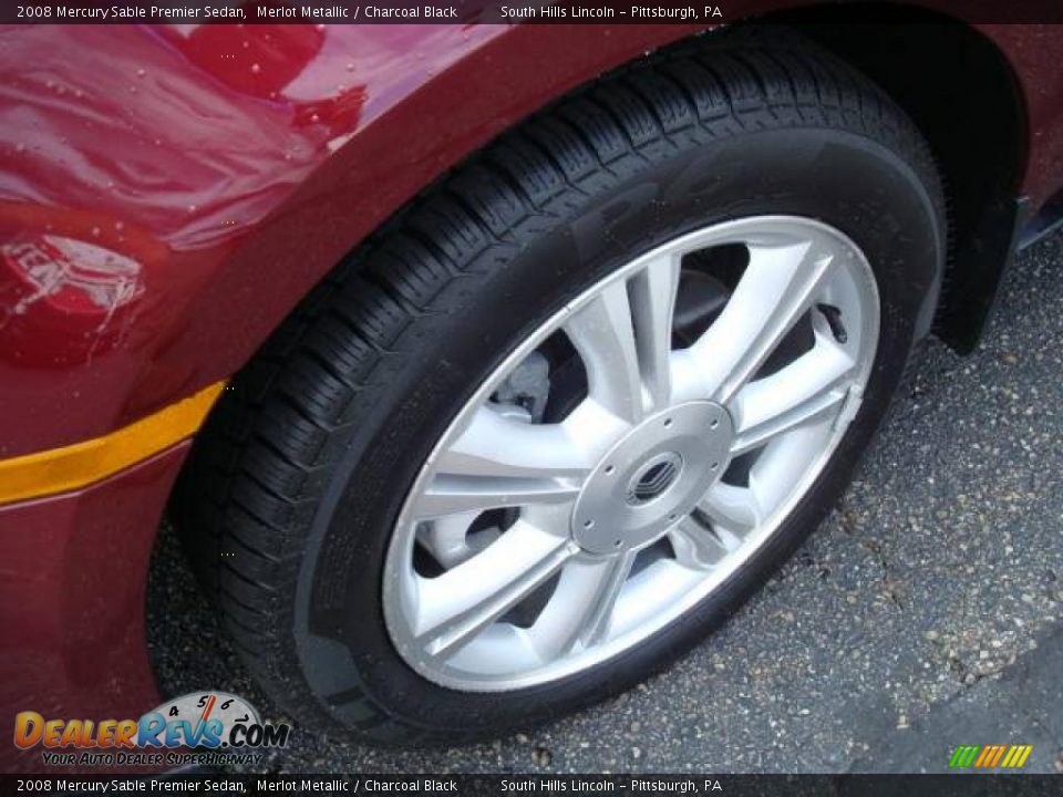 2008 Mercury Sable Premier Sedan Merlot Metallic / Charcoal Black Photo #7