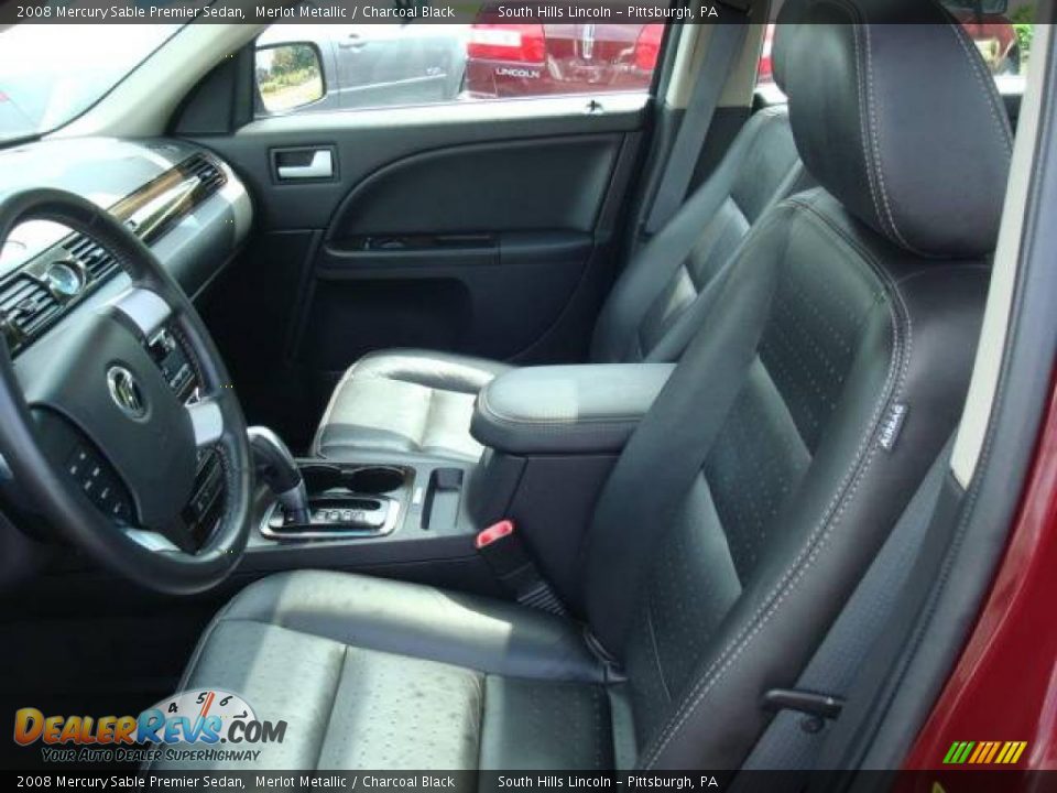 2008 Mercury Sable Premier Sedan Merlot Metallic / Charcoal Black Photo #8