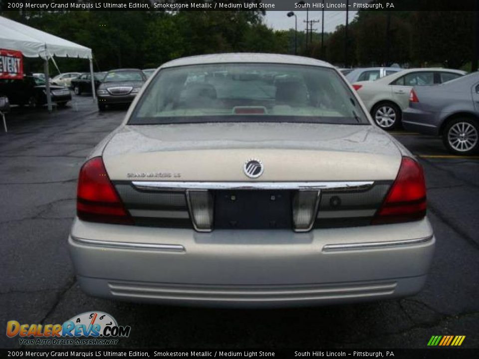 2009 Mercury Grand Marquis LS Ultimate Edition Smokestone Metallic / Medium Light Stone Photo #3