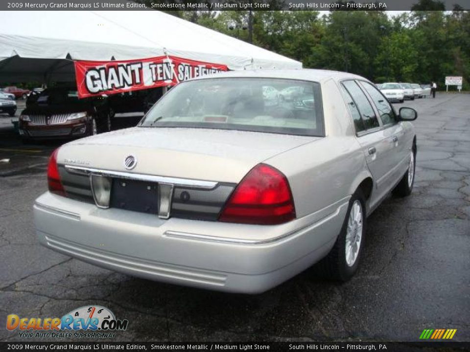 2009 Mercury Grand Marquis LS Ultimate Edition Smokestone Metallic / Medium Light Stone Photo #4