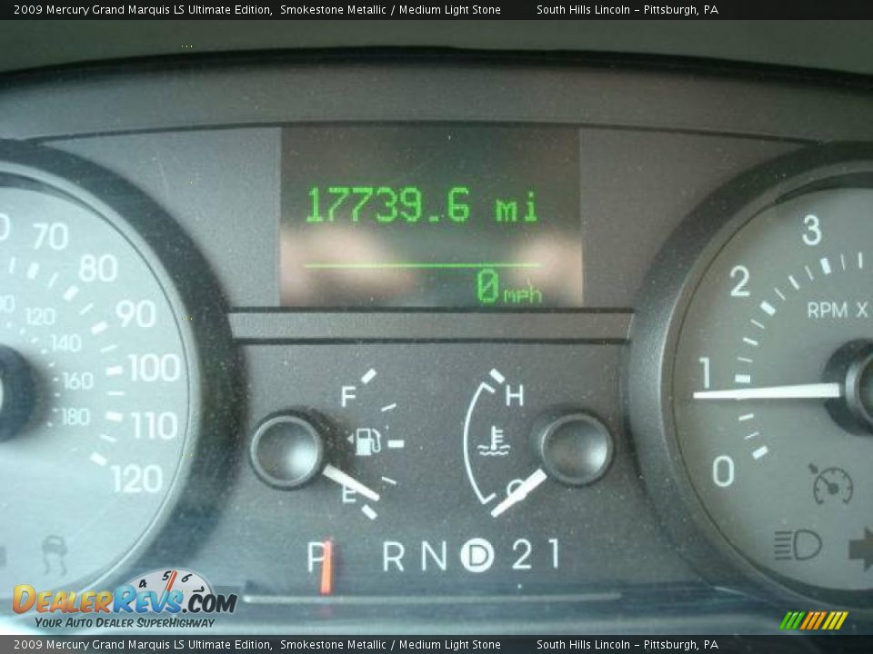 2009 Mercury Grand Marquis LS Ultimate Edition Smokestone Metallic / Medium Light Stone Photo #15