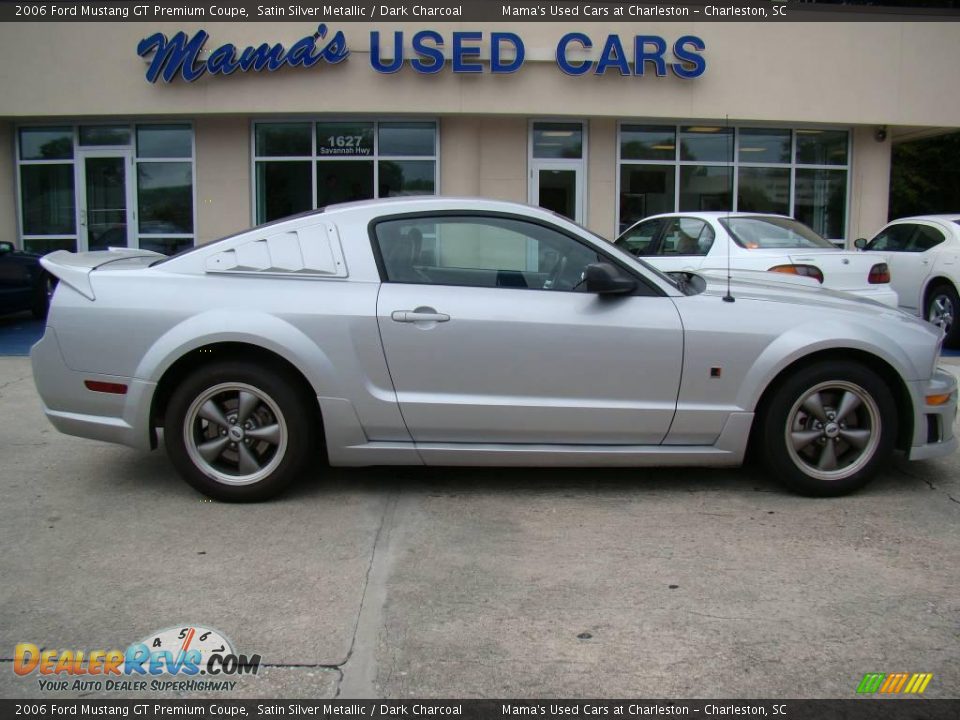 2006 Ford Mustang GT Premium Coupe Satin Silver Metallic / Dark Charcoal Photo #1