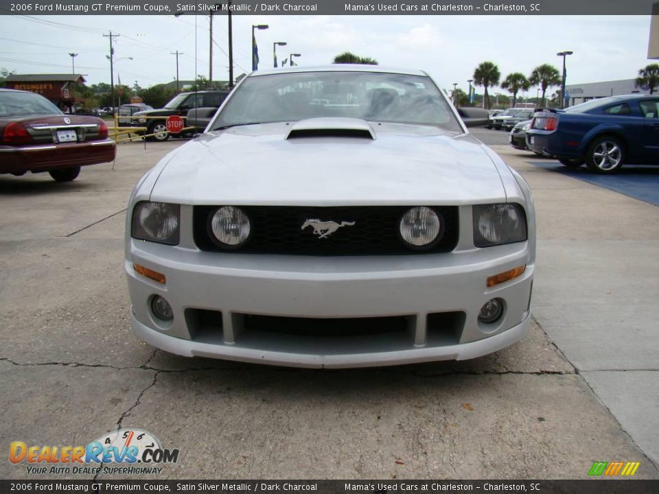 2006 Ford Mustang GT Premium Coupe Satin Silver Metallic / Dark Charcoal Photo #3