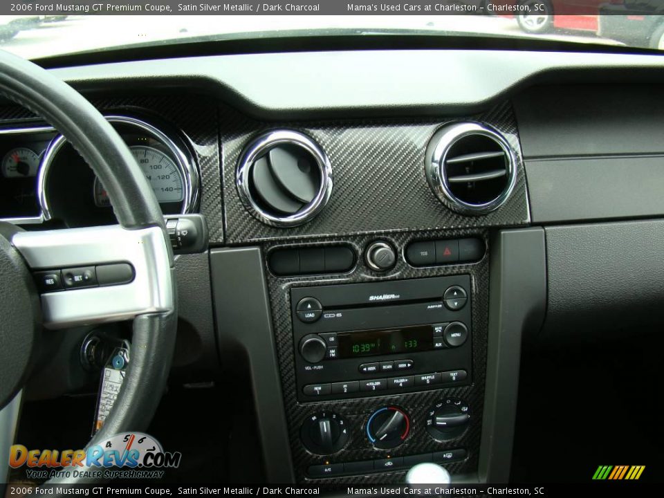 2006 Ford Mustang GT Premium Coupe Satin Silver Metallic / Dark Charcoal Photo #13