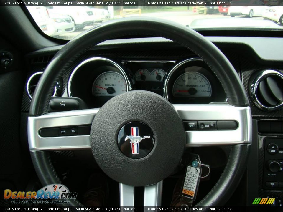 2006 Ford Mustang GT Premium Coupe Satin Silver Metallic / Dark Charcoal Photo #14