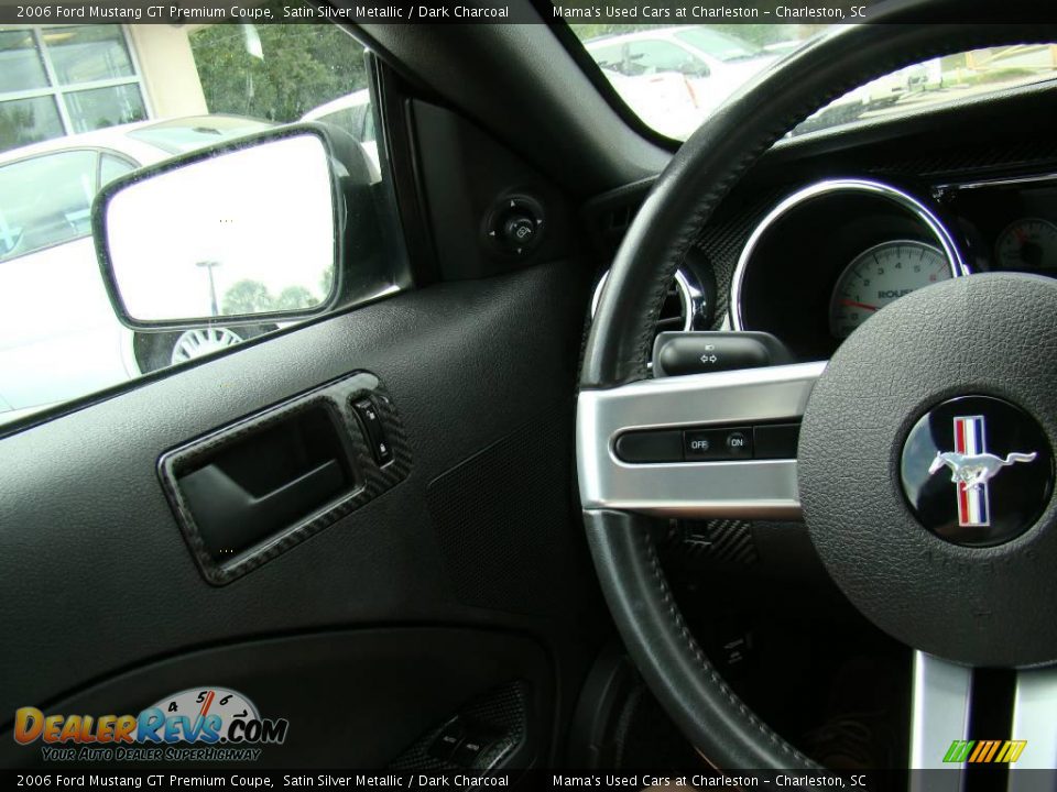 2006 Ford Mustang GT Premium Coupe Satin Silver Metallic / Dark Charcoal Photo #15