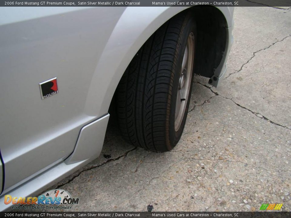 2006 Ford Mustang GT Premium Coupe Satin Silver Metallic / Dark Charcoal Photo #18