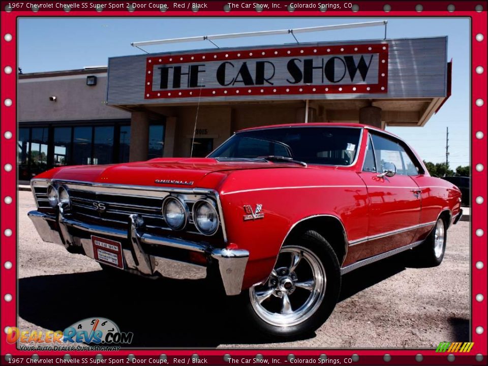 1967 Chevrolet Chevelle SS Super Sport 2 Door Coupe Red / Black Photo #1