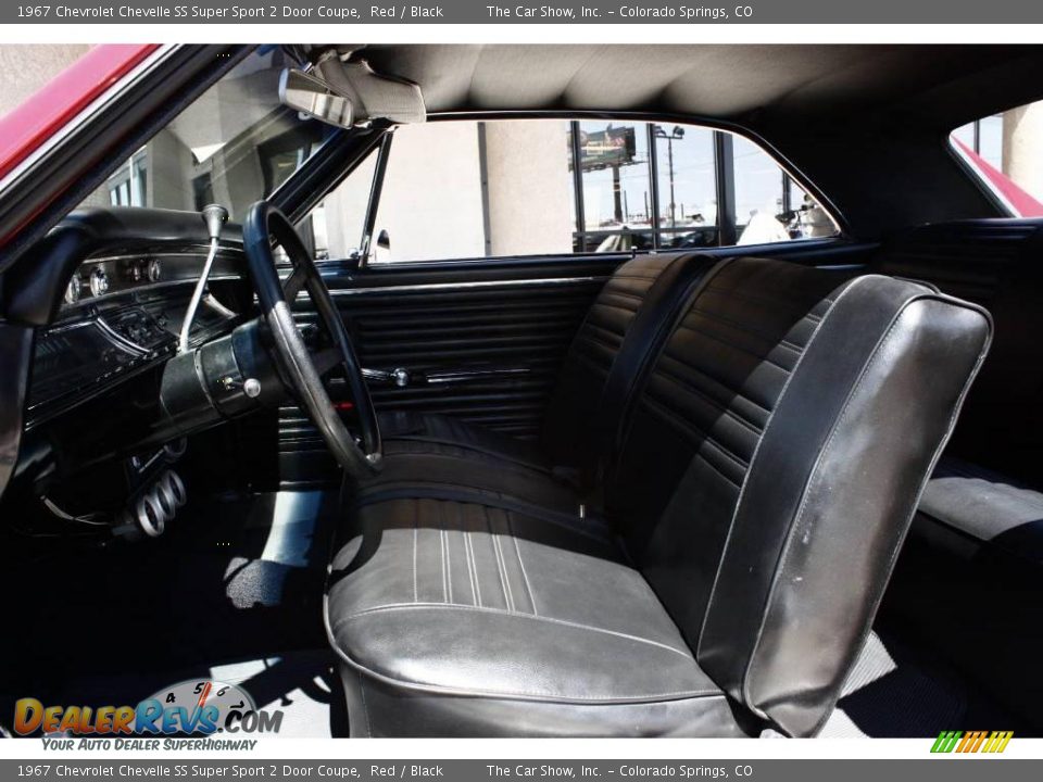 1967 Chevrolet Chevelle SS Super Sport 2 Door Coupe Red / Black Photo #5