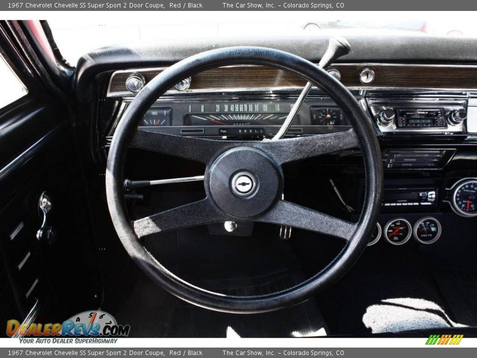 1967 Chevrolet Chevelle SS Super Sport 2 Door Coupe Red / Black Photo #7