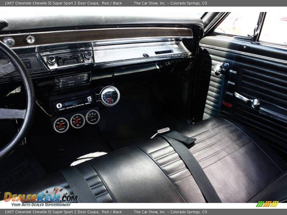 1967 Chevrolet Chevelle SS Super Sport 2 Door Coupe Red / Black Photo #10