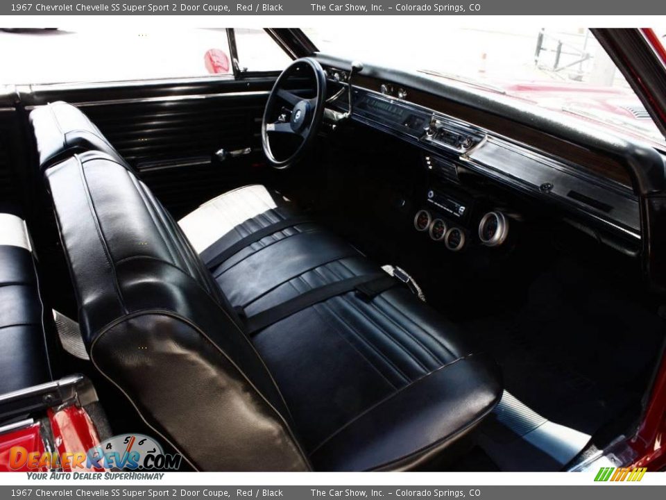 1967 Chevrolet Chevelle SS Super Sport 2 Door Coupe Red / Black Photo #11