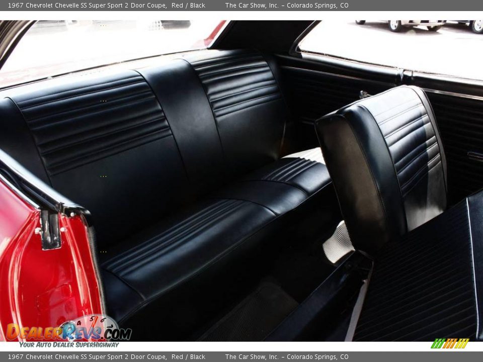 1967 Chevrolet Chevelle SS Super Sport 2 Door Coupe Red / Black Photo #12