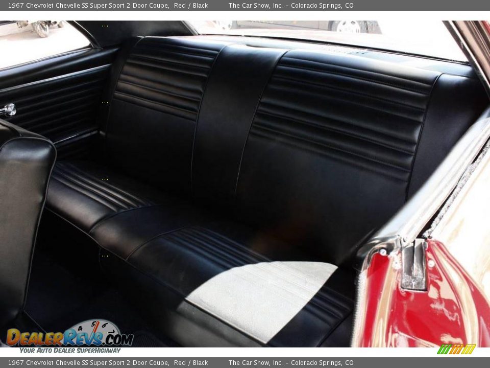 1967 Chevrolet Chevelle SS Super Sport 2 Door Coupe Red / Black Photo #13