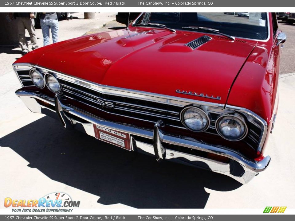 1967 Chevrolet Chevelle SS Super Sport 2 Door Coupe Red / Black Photo #15