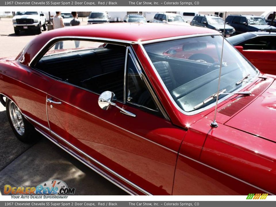 1967 Chevrolet Chevelle SS Super Sport 2 Door Coupe Red / Black Photo #16