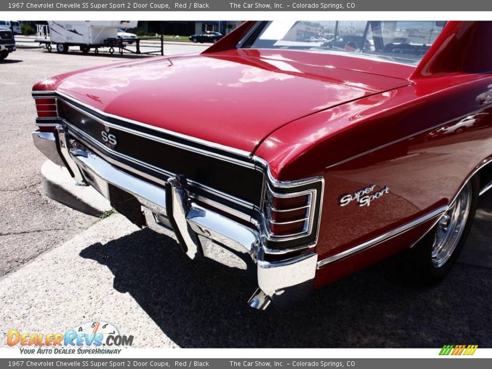 1967 Chevrolet Chevelle SS Super Sport 2 Door Coupe Red / Black Photo #17