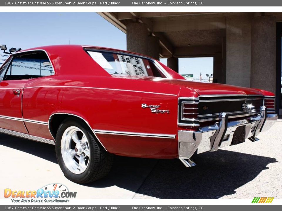 1967 Chevrolet Chevelle SS Super Sport 2 Door Coupe Red / Black Photo #19
