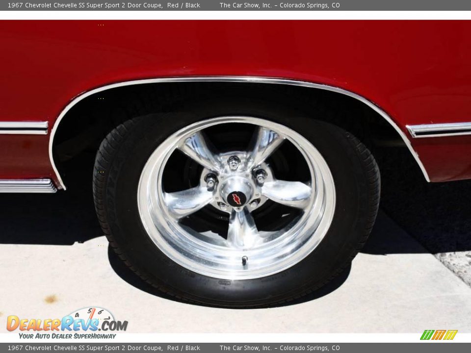 1967 Chevrolet Chevelle SS Super Sport 2 Door Coupe Red / Black Photo #23