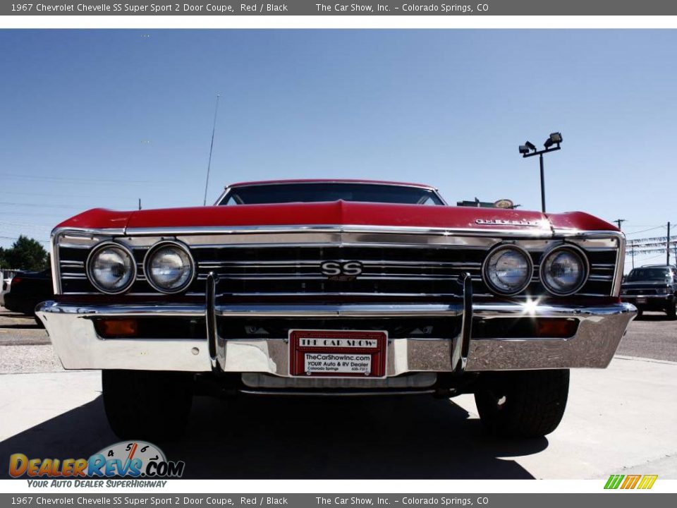 1967 Chevrolet Chevelle SS Super Sport 2 Door Coupe Red / Black Photo #25