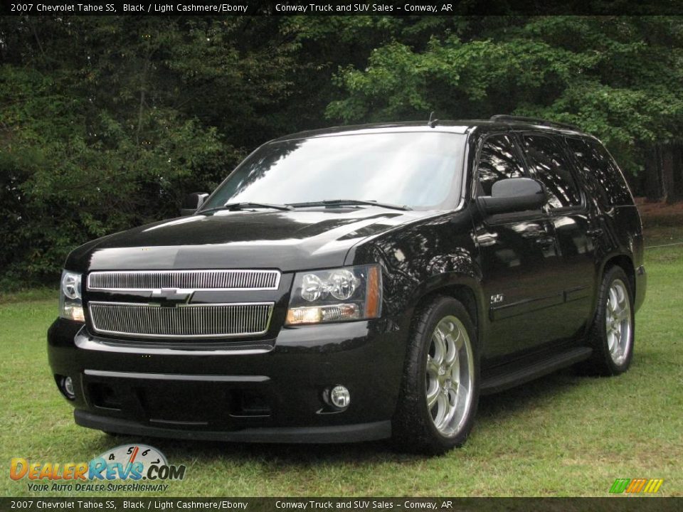 2007 Chevrolet Tahoe SS Black / Light Cashmere/Ebony Photo #1