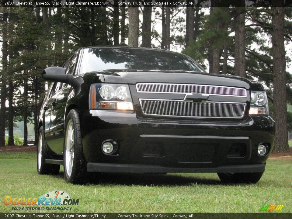 2007 Chevrolet Tahoe SS Black / Light Cashmere/Ebony Photo #4