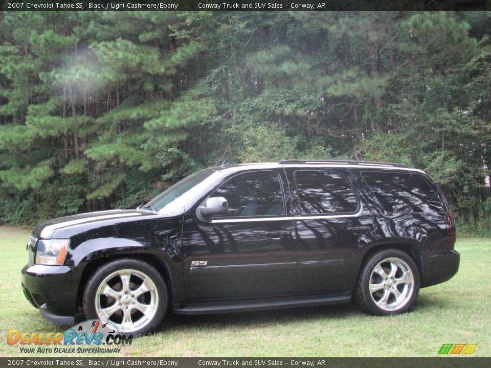 2007 Chevrolet Tahoe SS Black / Light Cashmere/Ebony Photo #5