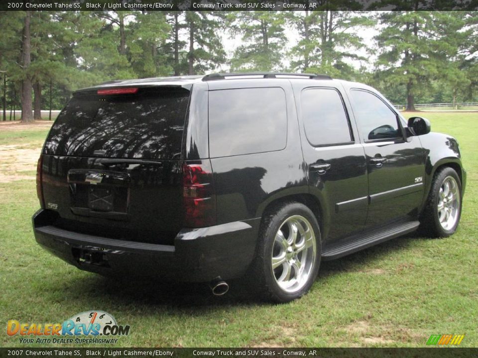 2007 Chevrolet Tahoe SS Black / Light Cashmere/Ebony Photo #6