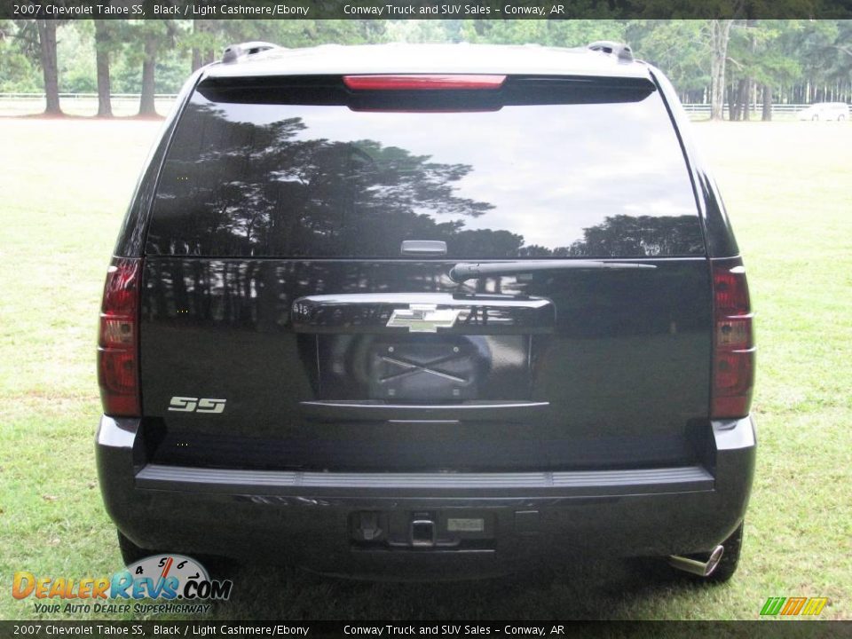 2007 Chevrolet Tahoe SS Black / Light Cashmere/Ebony Photo #7