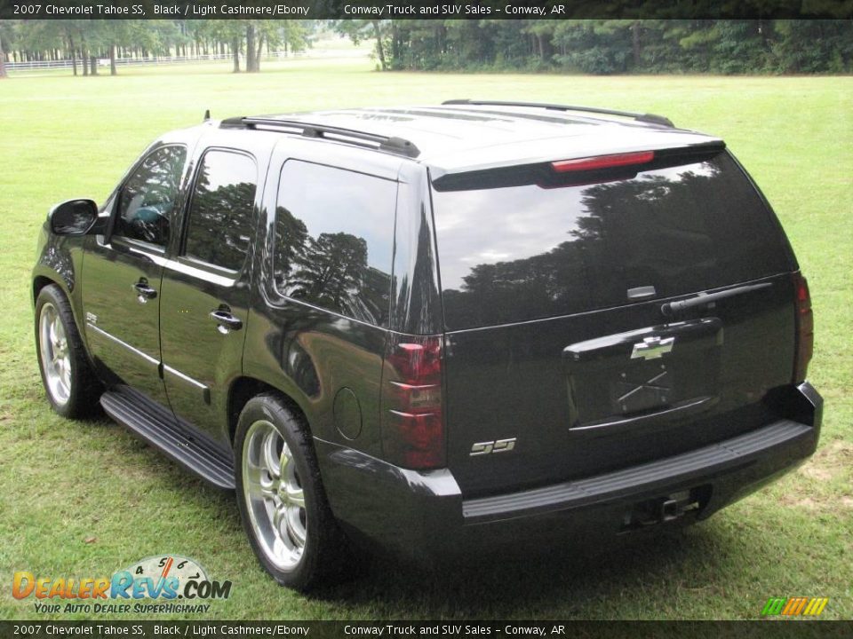 2007 Chevrolet Tahoe SS Black / Light Cashmere/Ebony Photo #8