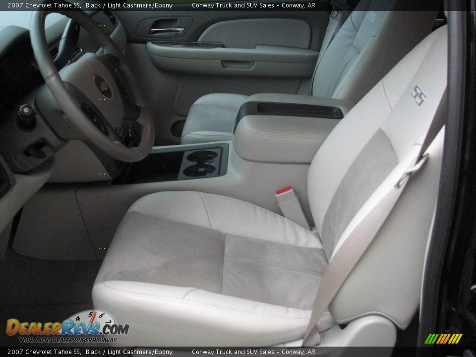 2007 Chevrolet Tahoe SS Black / Light Cashmere/Ebony Photo #11