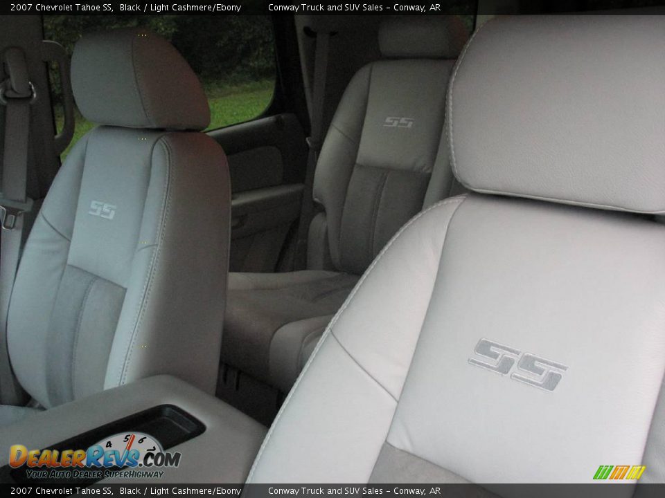 2007 Chevrolet Tahoe SS Black / Light Cashmere/Ebony Photo #13