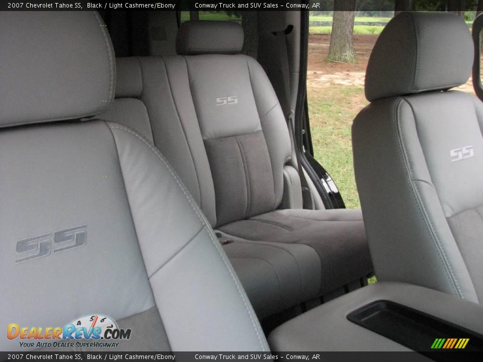 2007 Chevrolet Tahoe SS Black / Light Cashmere/Ebony Photo #14