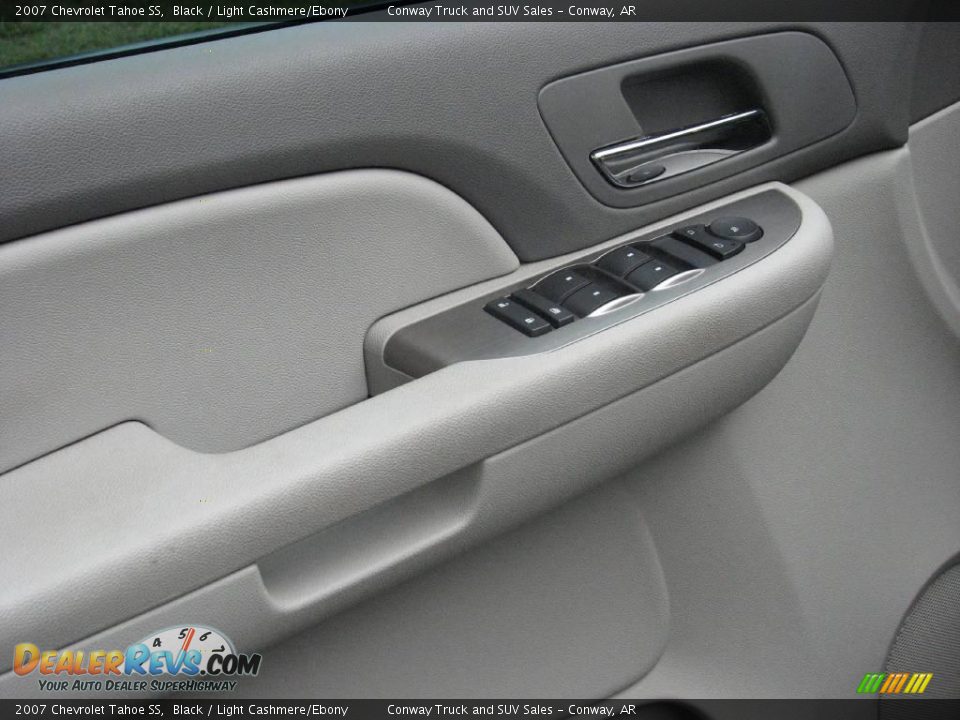 2007 Chevrolet Tahoe SS Black / Light Cashmere/Ebony Photo #22