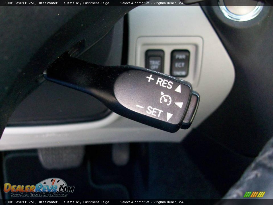 2006 Lexus IS 250 Breakwater Blue Metallic / Cashmere Beige Photo #30