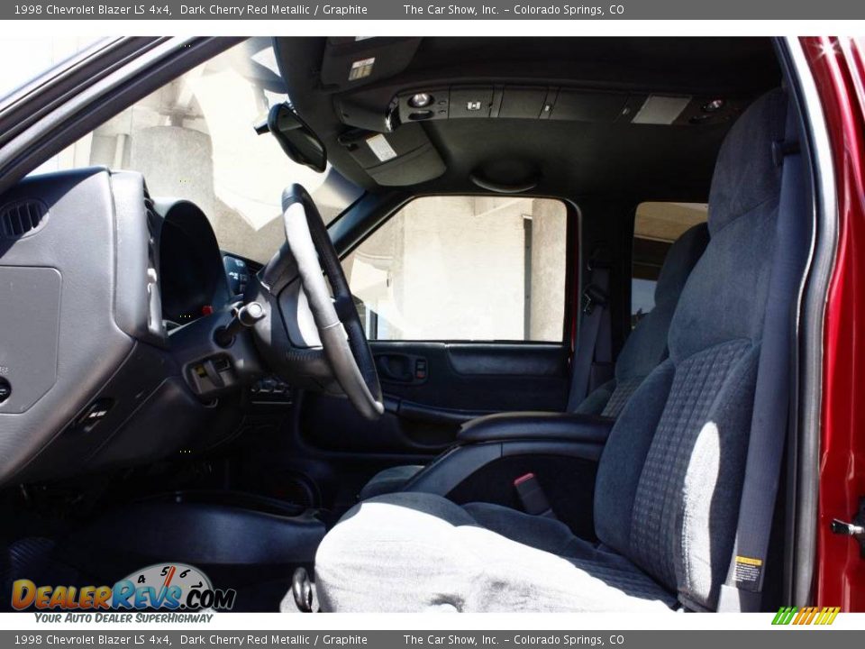 1998 Chevrolet Blazer LS 4x4 Dark Cherry Red Metallic / Graphite Photo #5